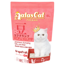 Aatas Kofu Klump Tofu Cat Litter Grapefruit 6L (4packs)